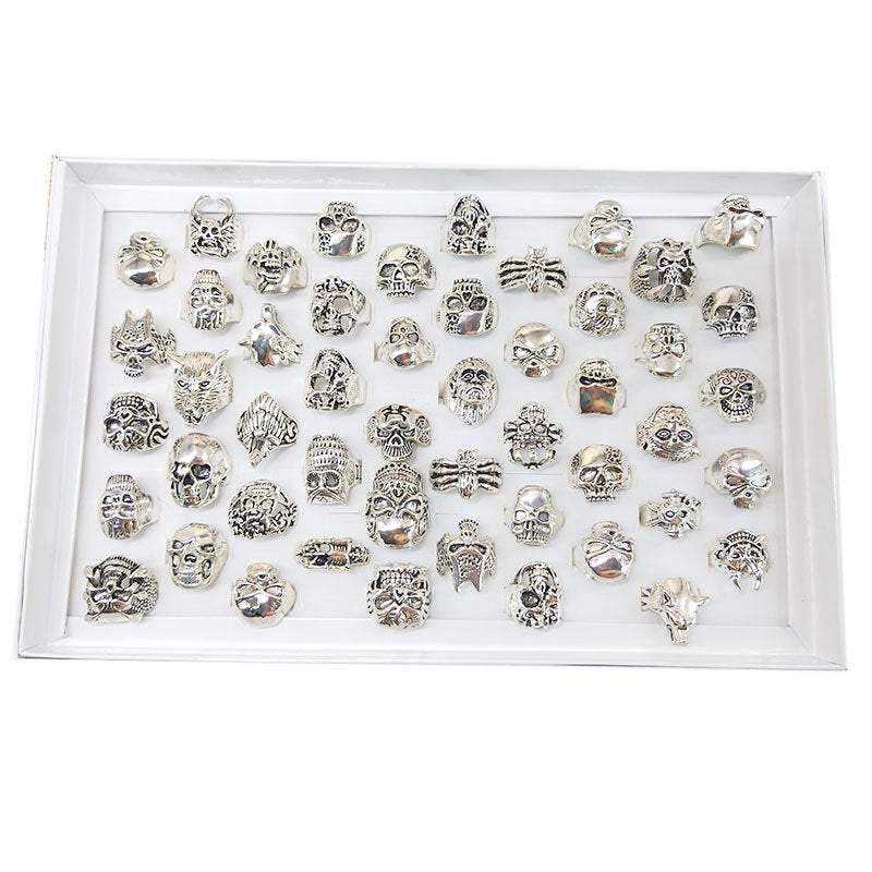 Mixed Skull Shape Rrings