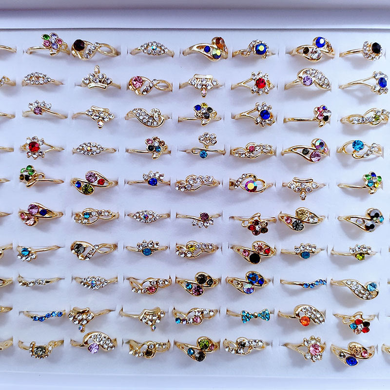 Mixed Rhinestone Rings