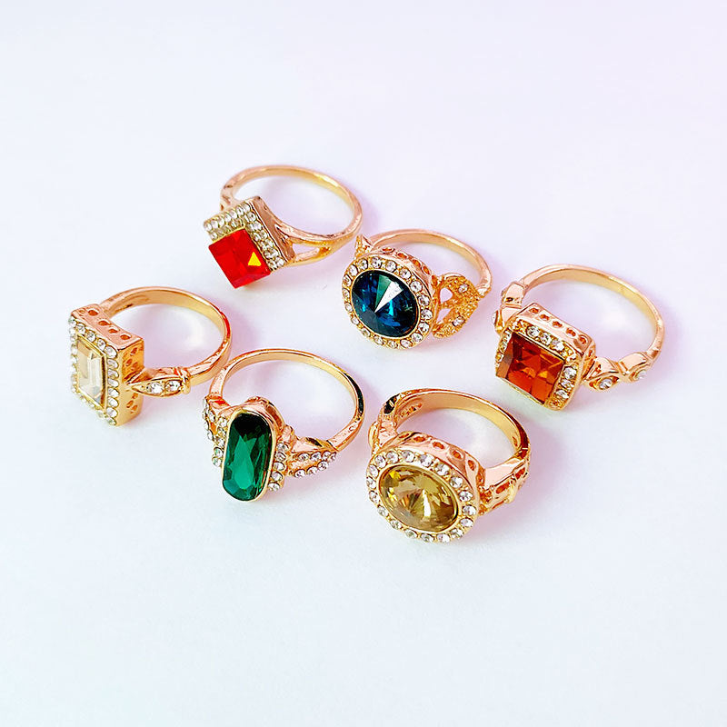 Mixed Fashion Rhinestone Rings