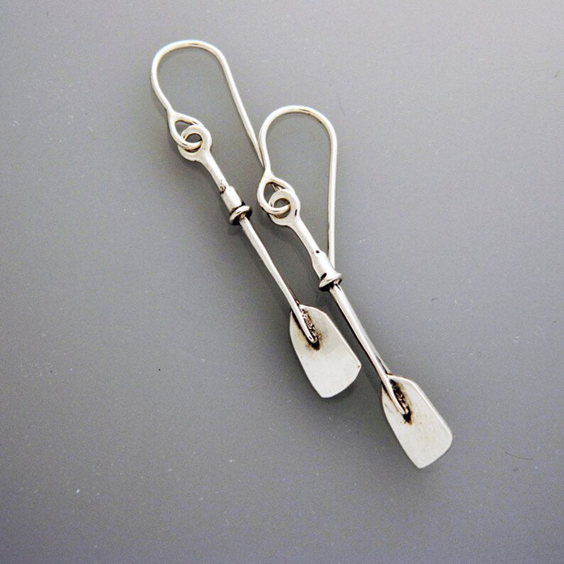 Vintage Geometric Spiral Earrings