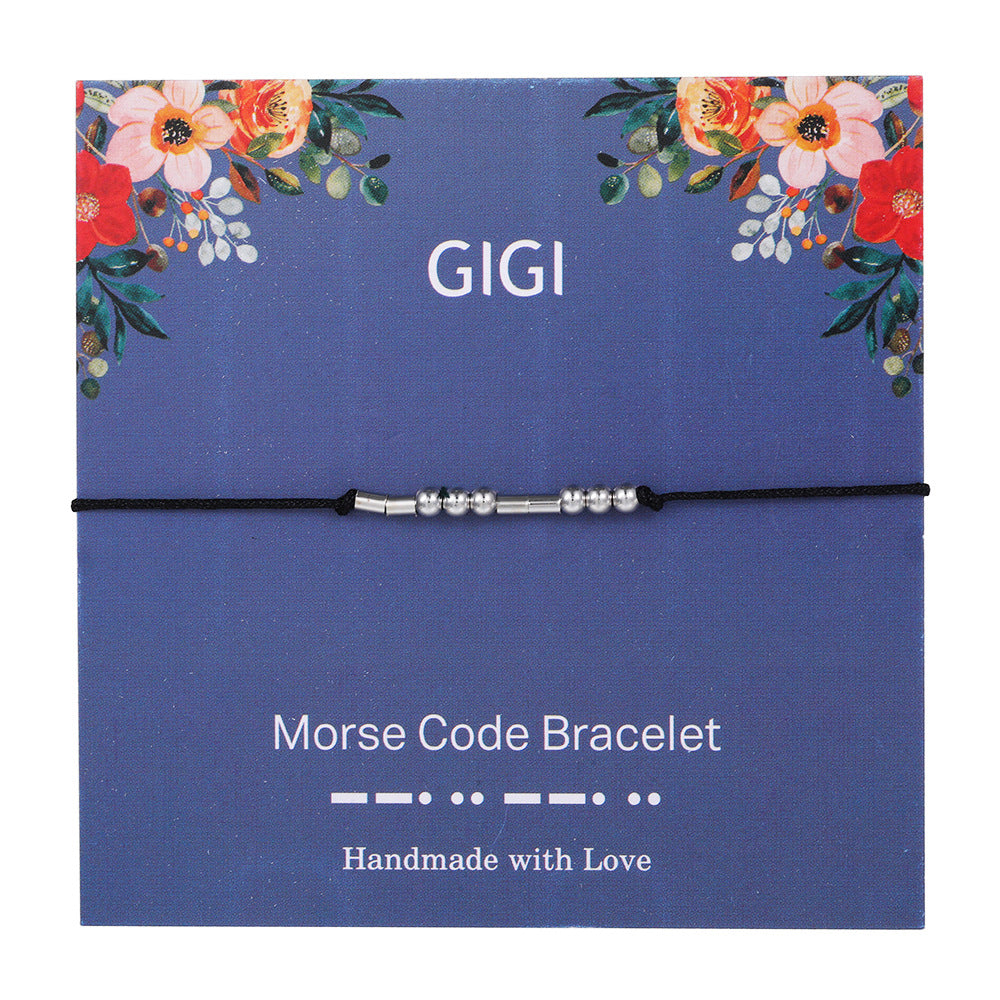 "ADORE YOU" Handmade Morse Code Bracelets
