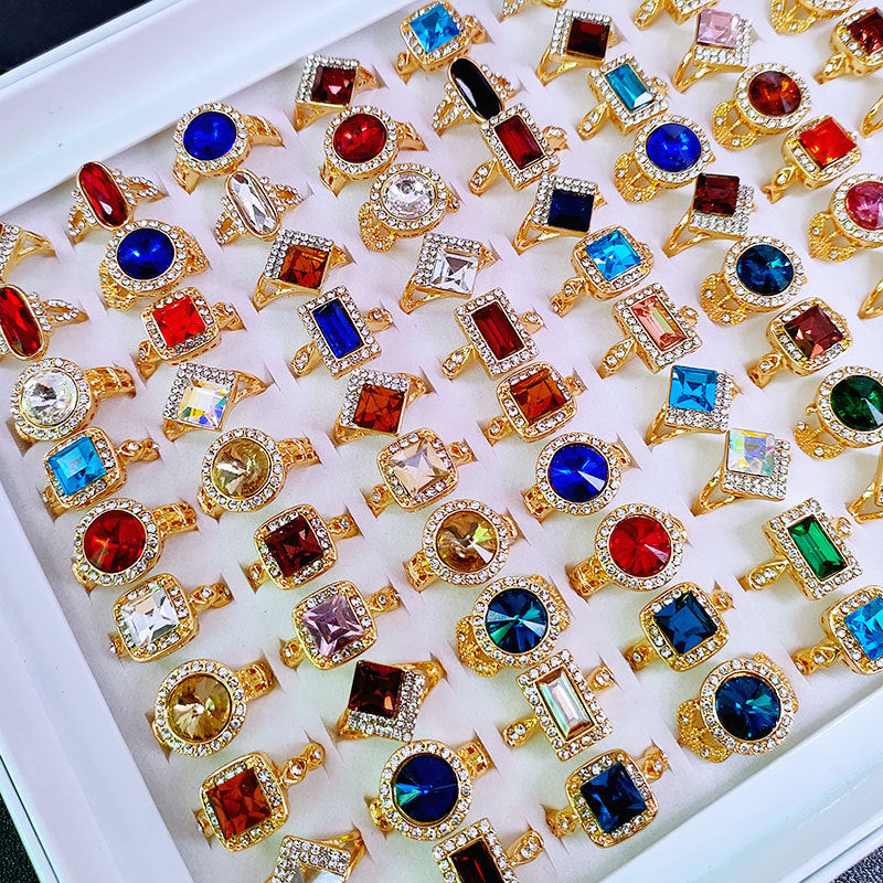 Mixed Fashion Rhinestone Rings