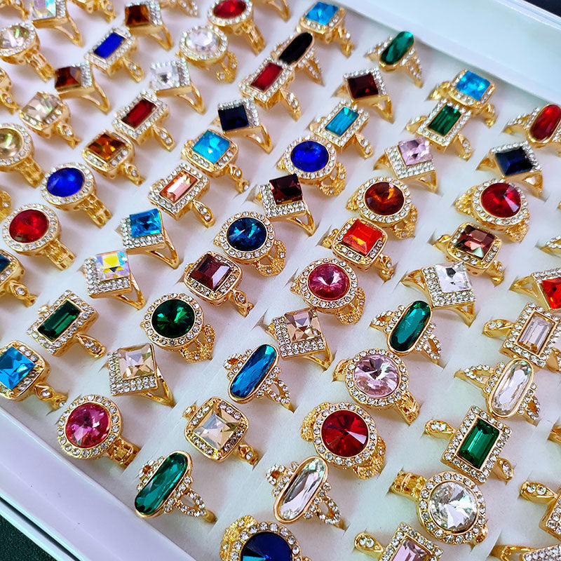 Mixed Fashion Rhinestone Rings