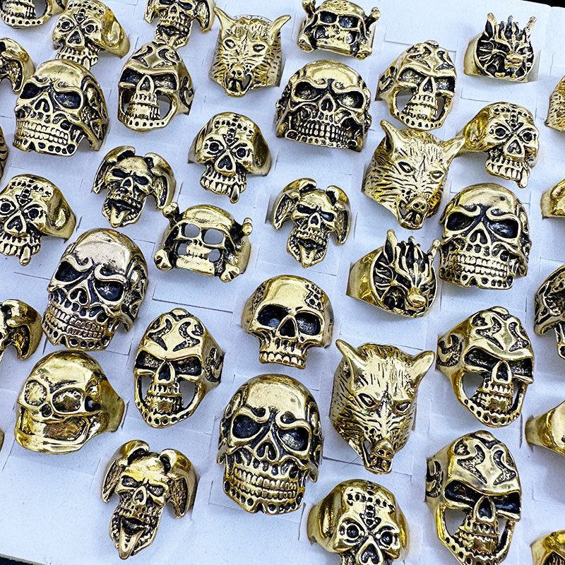 Mixed Skull Shape Rrings