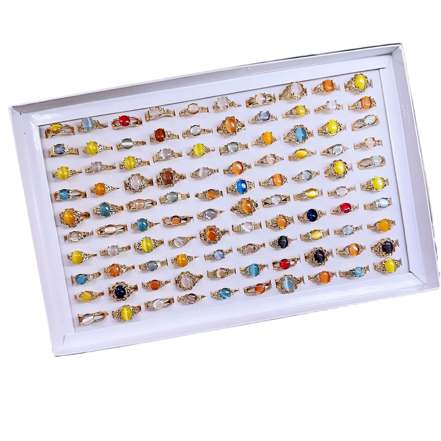 Mixed Cat's Eye Women's Rings