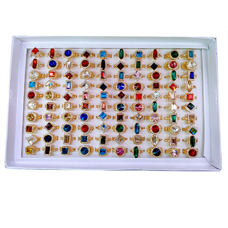 Mixed Fashion Rhinestone Rings