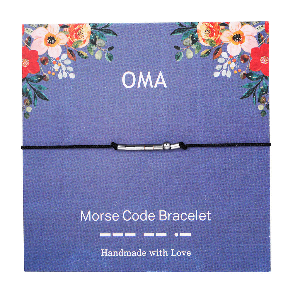 "ADORE YOU" Handmade Morse Code Bracelets