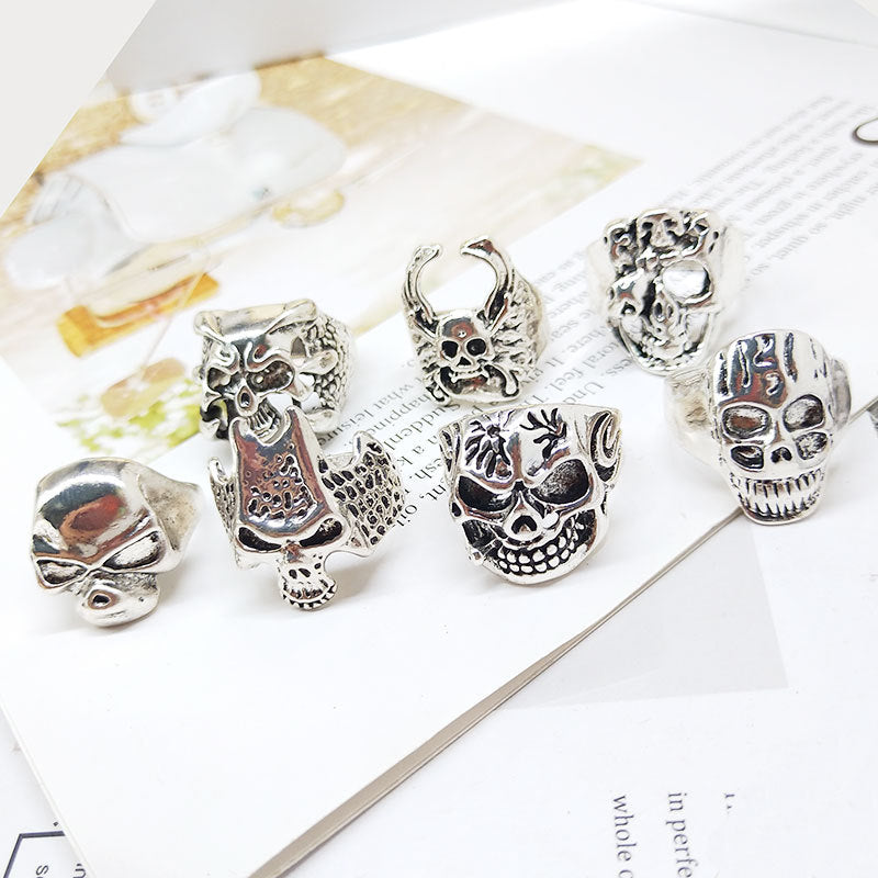 Mixed Skull Shape Rrings