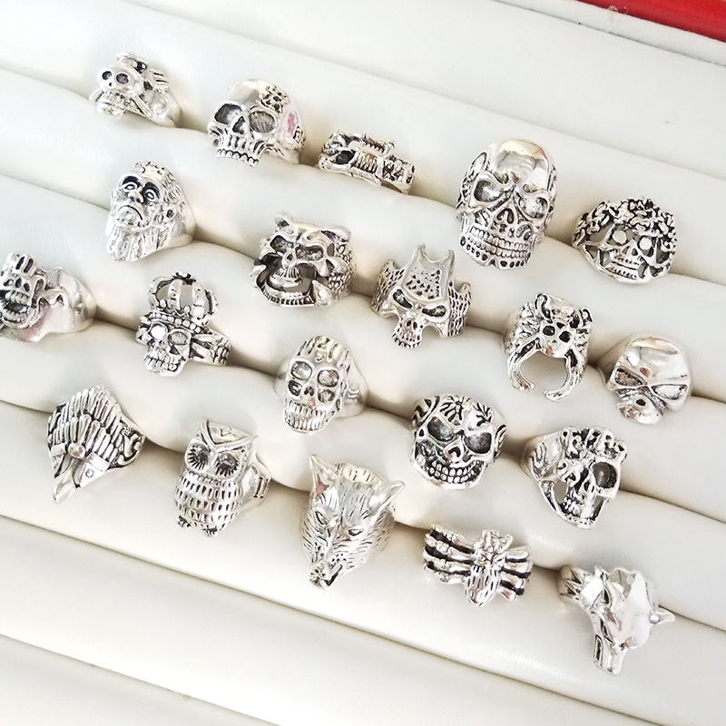 Mixed Skull Shape Rrings