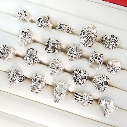 Mixed Skull Shape Rrings