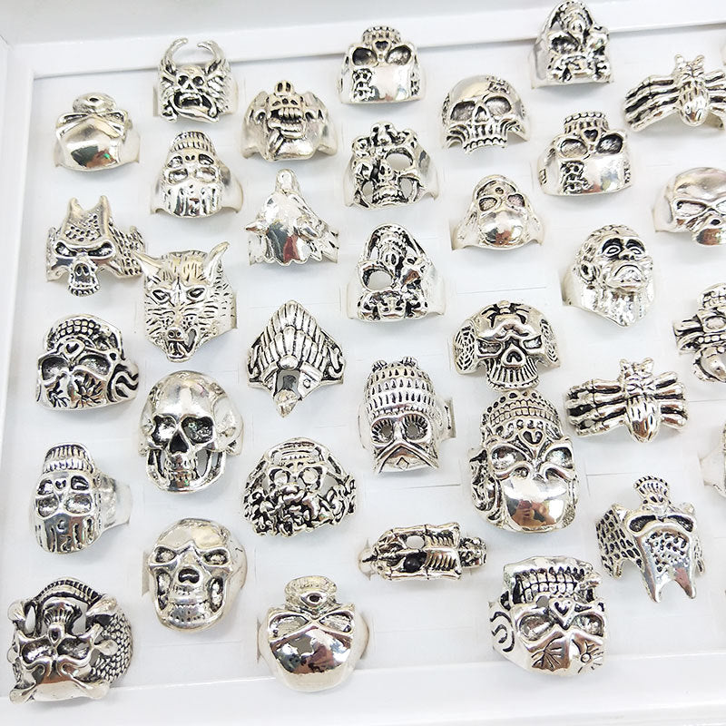 Mixed Skull Shape Rrings