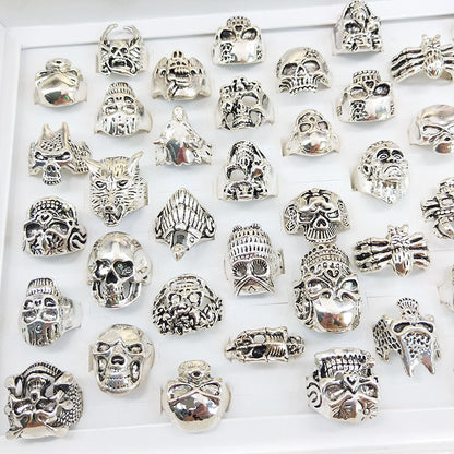 Mixed Skull Shape Rrings