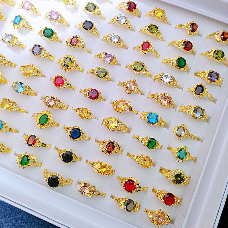 Mixed Classic Zirconia Rings