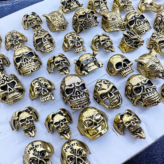 Mixed Skull Shape Rrings
