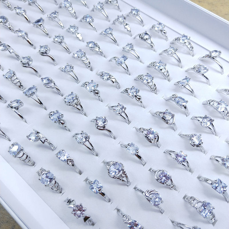 Mixed Zirconia Women's Rings