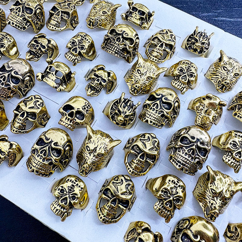 Mixed Skull Shape Rrings