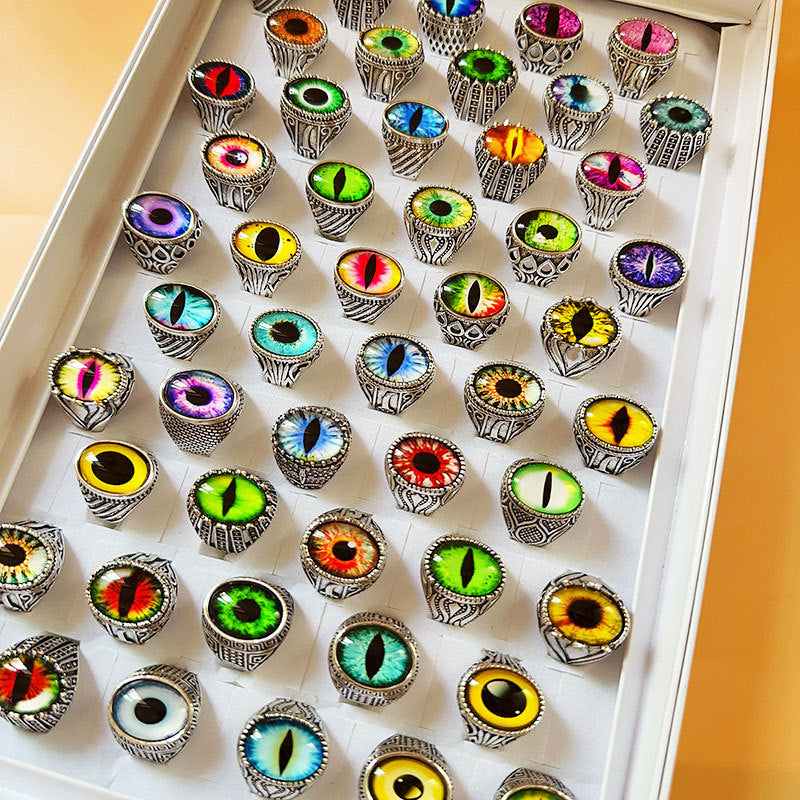 Mixed Demon Eye Rings