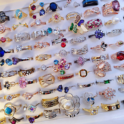 Mixed Zirconia Women's Rings