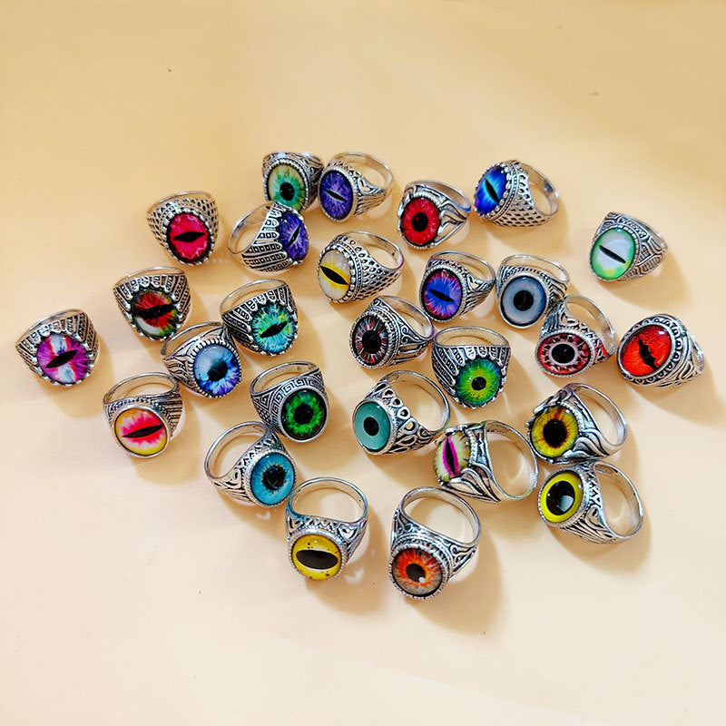 Mixed Demon Eye Rings