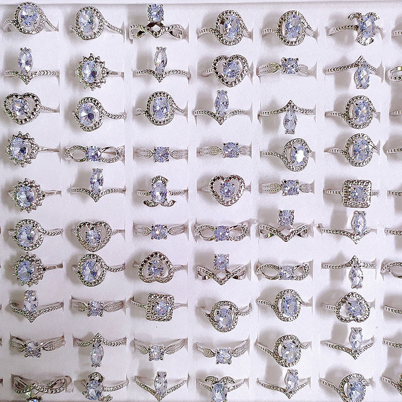 Mixed Zirconia Women's All-match Rings