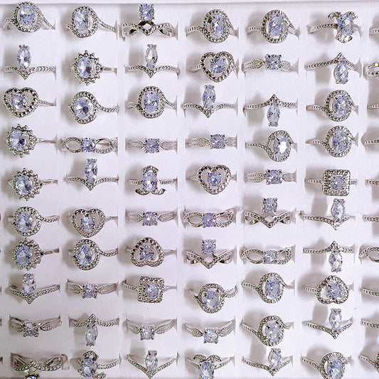 Mixed Zirconia Women's All-match Rings