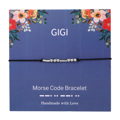 "ADORE YOU" Handmade Morse Code Bracelets