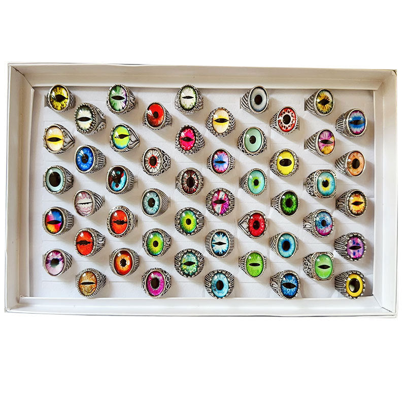 Mixed Demon Eye Rings