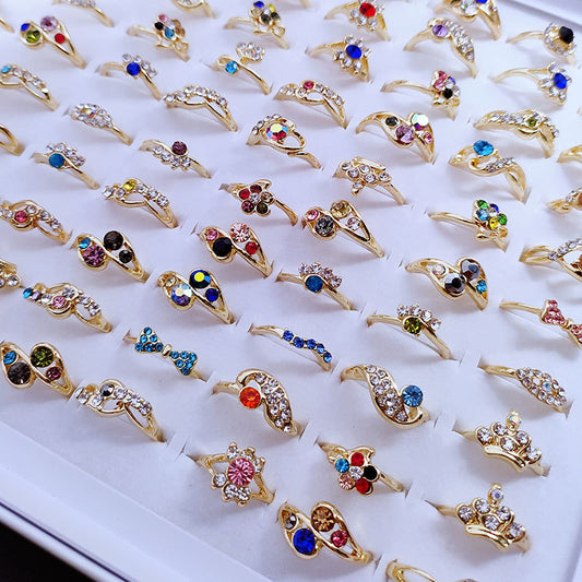 Mixed Rhinestone Rings