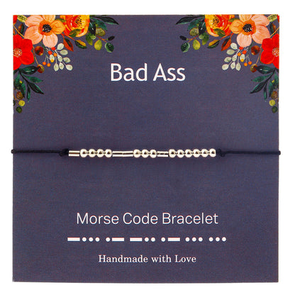 “Fuck Off”Morse Code Bracelets