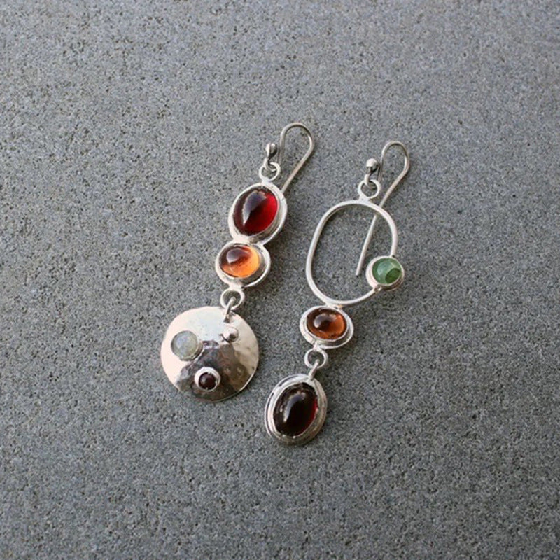 Vintage Asymmetrical Handmade Women's Earrings