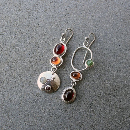 Vintage Asymmetrical Handmade Women's Earrings