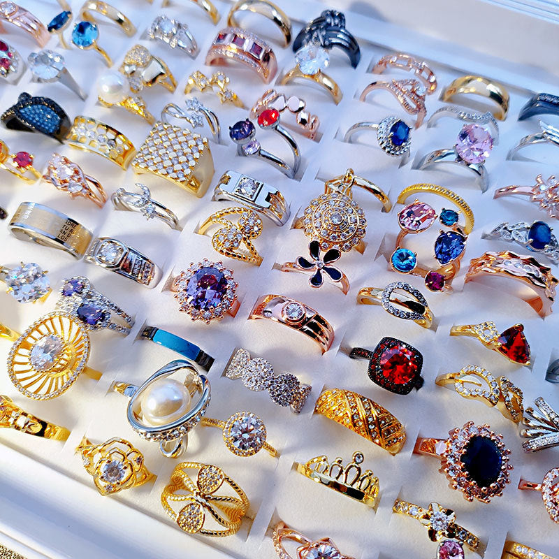 Mixed Zirconia Women's Rings
