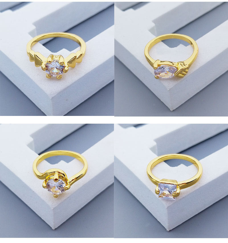Mixed Zirconia Women's Rings