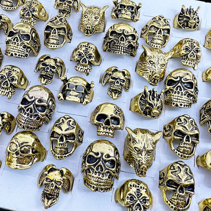 Mixed Skull Shape Rrings