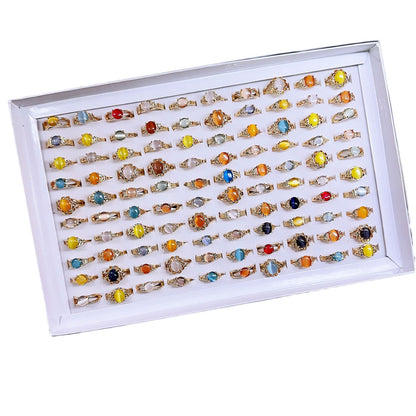 Mixed Cat's Eye Women's Rings