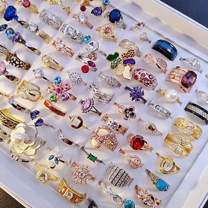 Mixed Zirconia Women's Rings