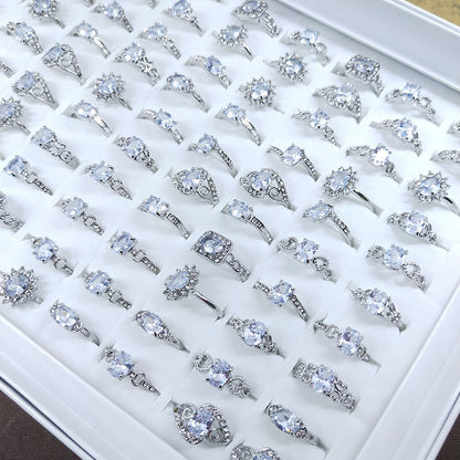 Mixed Simple Zirconia Rings
