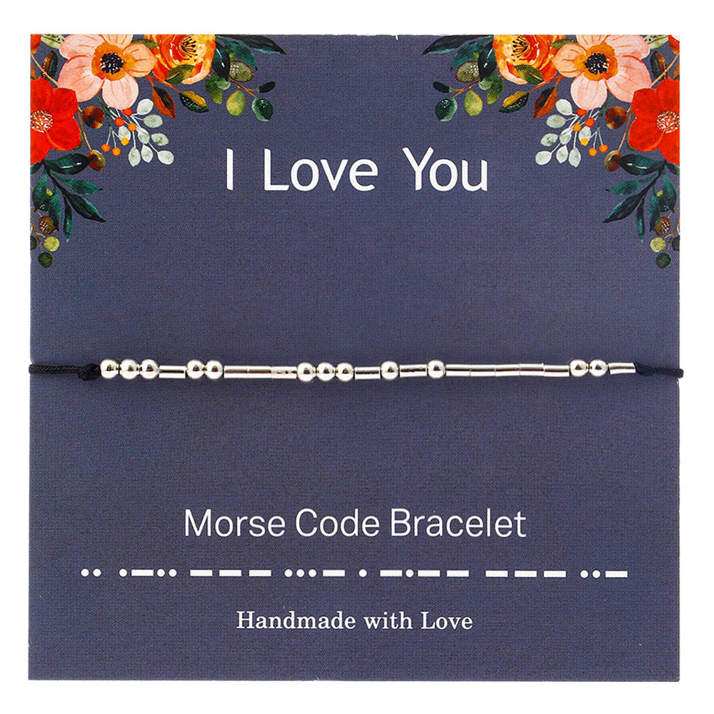 “Fuck Off”Morse Code Bracelets