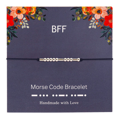 “Fuck Off”Morse Code Bracelets