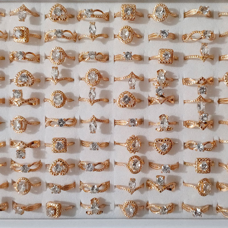 Mixed Zirconia Women's All-match Rings