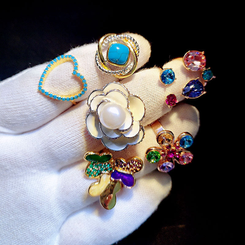 Mixed Zirconia Women's Rings