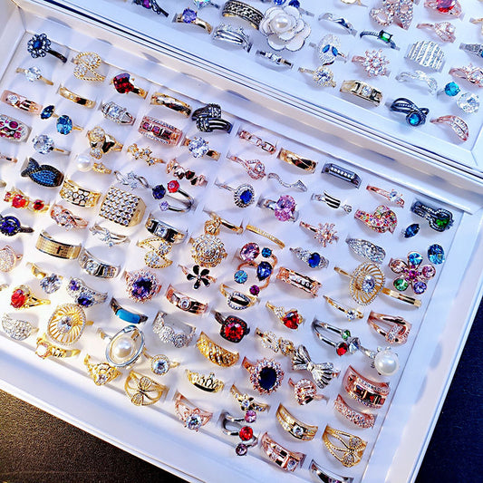 Mixed Zirconia Women's Rings