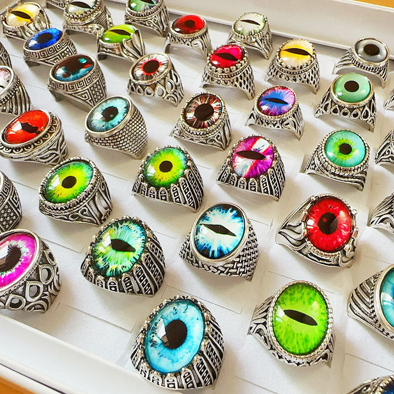 Mixed Demon Eye Rings