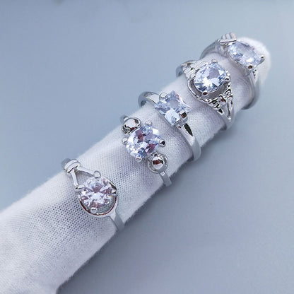 Mixed Zirconia Women's Rings