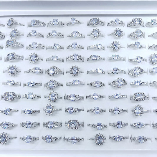 Mixed Simple Zirconia Rings