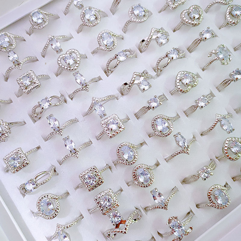 Mixed Zirconia Women's All-match Rings