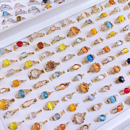 Mixed Cat's Eye Women's Rings