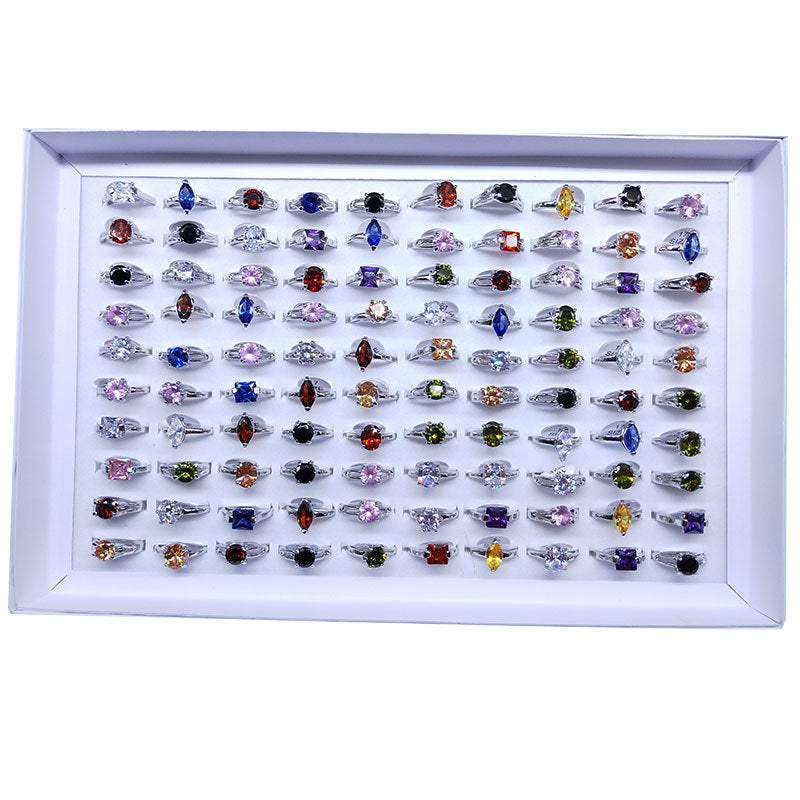 Mixed Fashion Zirconia Rings