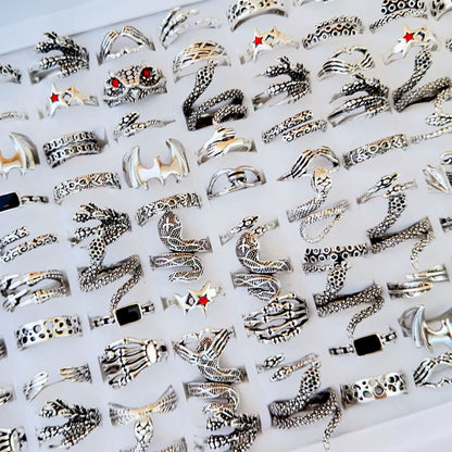 Mixed Snake-Shaped Dragon Claw Rings