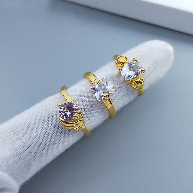 Mixed Zirconia Women's Rings